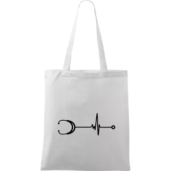 EKG stetoskop - Taška bavlněná - 42 x 38 cm ( Bílá )