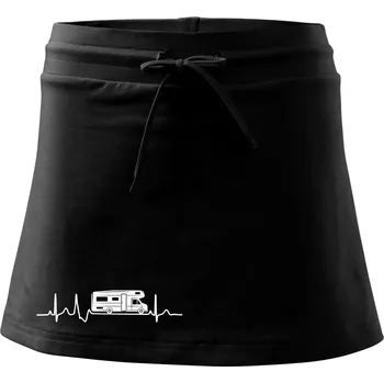 Dámské oblečení EKG obytňák - Sportovní sukně - two in one - L ( Černá )