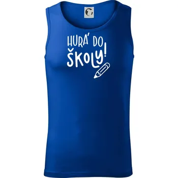 Hurá do školy! - Tílko pánské Core - L ( Královská modrá )