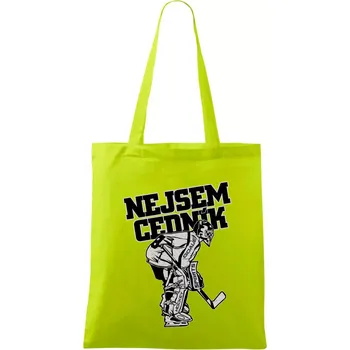 Nejsem cedník - Taška bavlněná - 42 x 38 cm ( Limetková )