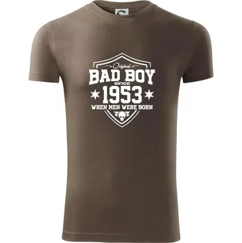 Pánská móda Bad boy since 1953 - Viper FIT - Pánské zůžené tričko - 2XL ( Army )