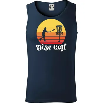 Pánské termoprádlo Disc golf postava vintage - Tílko pánské Core - M ( Námořní modrá (velmi tmavá - téměř černá) )