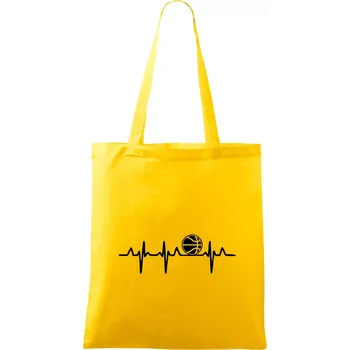EKG basketbal - Taška bavlněná - 42 x 38 cm ( Žlutá )