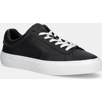 Dámské tenisky Kožené tenisky Tommy Hilfiger PREMIUM DRESS CUPSOLE LTH FM0FM05572 černá 99X, EUR 41