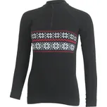 Dámská merino mikina LASTING Wigi černá Velikost: L/XL, kód: LA-WIGI-9N13L_XL