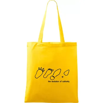 Evolution of authority - Taška bavlněná - 42 x 38 cm ( Žlutá )