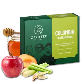 Káva IG Coffee Roasters Kolumbie - LAS HORTENSIAS | Výběrová káva