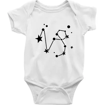 Kojenecké oblečení Souhvězdí - Capricorn - Kozoroh - Body kojenecké s krátkým rukávem - Krátký r. 12-18 měs ( Bílá )