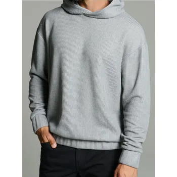 Pánské oblečení Sinsay - Mikina s příměsí viskózy - šedá - 934EU-09M - 934EU-09M-S