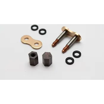 Řetězová sada pro motocykl EK Závlačková spojka řetězu EK 415 RR SPJ Zlatá/Zlatá