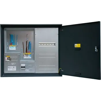 Rozvaděč PROSTOR-design Rozvaděč elektroměrový EMR 2 + 36P ANTRACIT bez hl.j. + 36M podr. vpravo uni-FV 2025 ČEZ+EGD vyp. 63