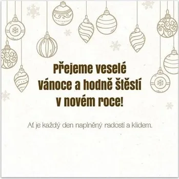 Opravná sada podvozku a pohonu kol Novoročenka, baňky, 12 x 12 cm, sada 5 ks