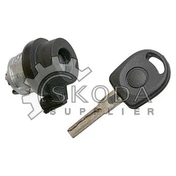 Klíč Vložka zámku spínací skříňky + klíč UNIQUE 107905855AF