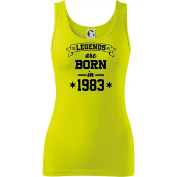 Legends are born in 1983 - Dámské tílko - XS ( Limetková )