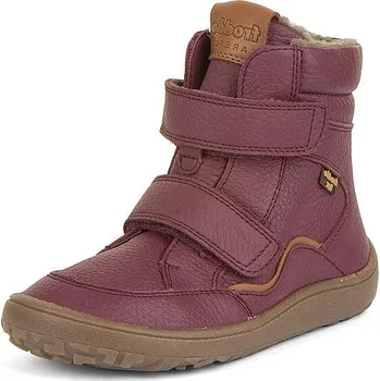 Dívčí zimní obuv FRODDO dívčí zimní obuv BAREFOOT TEX WINTER G3160232-6AA bordo FroddoTEX 32