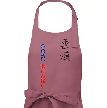 Kuchyňská zástěra Judo Czech - Dámská zástěra na vaření - Univerzální velikost ( Starorůžová )
