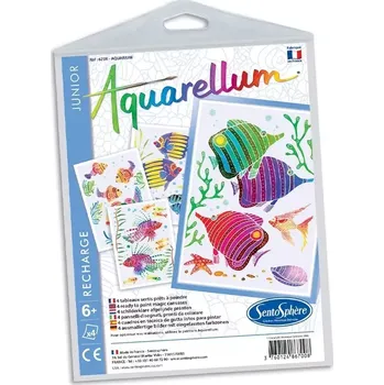 Výtvarná sada Sentosphere Sada obrázků - Akvarely junior - Akvárium