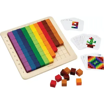 Dřevěná hračka Stovková tabulka