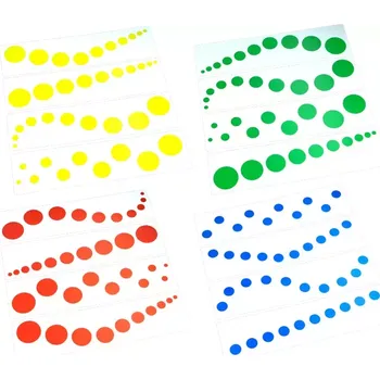 Dřevěná hračka Karty k Barevným válečkům bez úchytů