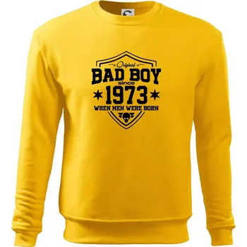 Pánská mikina Bad boy since 1973 - Mikina Essential pánská - S ( Žlutá )