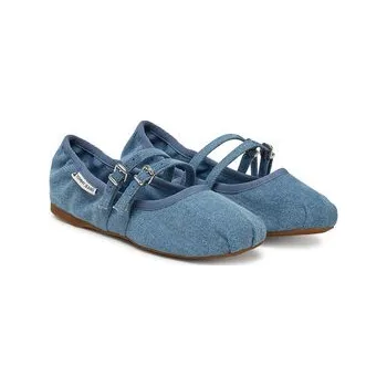Dámská obuv Baleríny Tommy Jeans Ballerina Denim EN0EN02782 Modrá 38