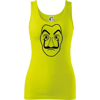 Maska do tiskárny peněz - Dámské tílko - L ( Limetková )