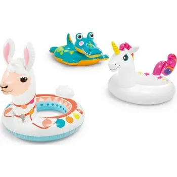 Nafukovací kruh Intex 58221 Zvířátka Kruh nafukovací 66x72-56x66cm asst 3 druhy v krabičce
