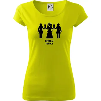 Spolu pičky (Hana-creative) - Dámské triko Pure - 3XL ( Limetková )