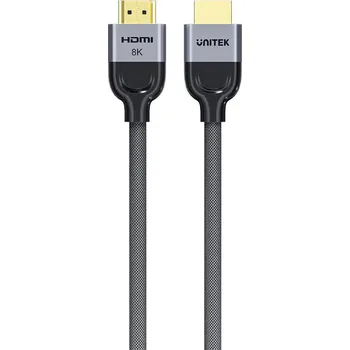 Video kabel Unitek 8K LUX HDMI 2.1 opletený kabel 1,5 M