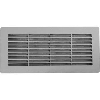 Větrací mřížka KLUGE Mřížka šedá 248x117 do plochého potrubí 220x90 KVS290136G