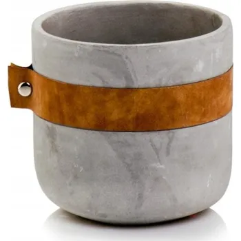 Květináč Betonový šedý Květináč Polnix 14 cm x 14 x 13 cm