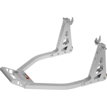 Nosič kol stojan na motocykl zadní hliníkový, Q-TECH (stříbrný)