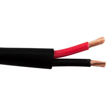 Audio kabel SCP SP-2.5/2-LSZH - reproduktorový kábel B2ca bíla (2žilový reproduktorový kabel o průřezu 2,5 mm2 z čisté bezkyslíkaté mědi (OFC))