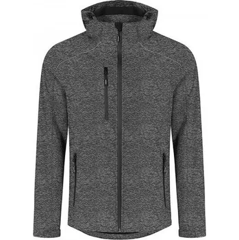 Pánská softshellová bunda Promodoro Pánská solftshellová bunda uvnitř s fleecem Barva: šedá melír, Velikost: S E7850