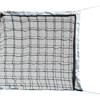 Volejbal Kubisport Volejbalová síť s ocelovým lankem 10 x 1 m černá + DÁREK + Doprava ZDARMA