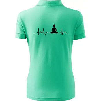 Ekg Budha - Polokošile dámská Pique Polo - 2XL ( Mátová )