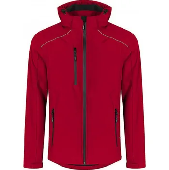 Pánská softshellová bunda Promodoro Pánská solftshellová bunda uvnitř s fleecem Barva: červená ohnivá, Velikost: L E7850