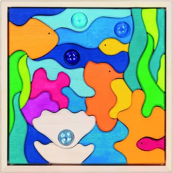 Dřevěná hračka Stavebnice - Pod hladinou