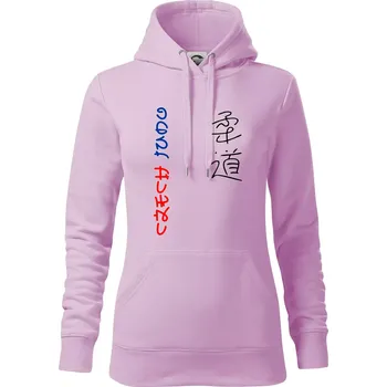 Dámská mikina Judo Czech - Mikina dámská Cape s kapucí - S ( Orchid )