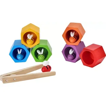 Dřevěná hračka PlanToys Včelí úly