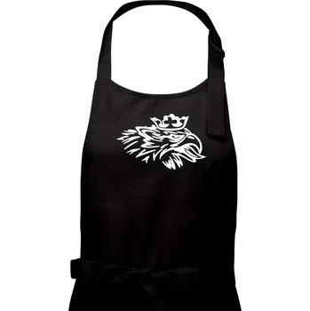 Kuchyňská zástěra Rozezlený orel - Dámská zástěra na vaření - Univerzální velikost ( Černá )