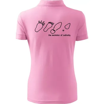 Evolution of authority - Polokošile dámská Pique Polo - S ( Růžová )