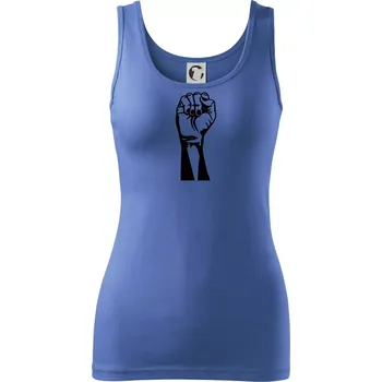 Dámské tričko Kámen černě - Dámské tílko - 2XL ( Azurově modrá )