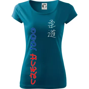 Judo Czech - Dámské triko Pure - S ( Petrolejová )