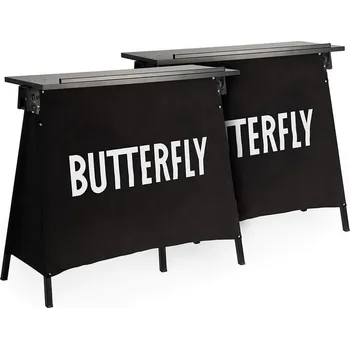 Stolní tenis Stolek pro rozhodčí BUTTERFLY Stolek pro rozhodčí Tarp (2 ks) černá 67 x 72 x 31 cm