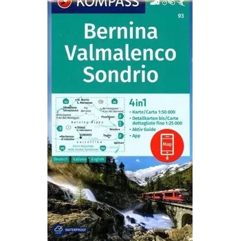 BERNINA, VALMALENCO, SONDRIO (93) 1:50 000 -