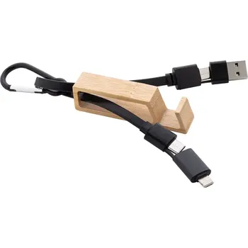 Boppy USB nabíjecí kabel - černá / přírodní - AP864060-10