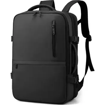 Městský batoh Weixier travel batoh a cestovní taška 2v1 USB Sevil Černý 33L