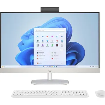 Notebook HP 27-cr0222nw AMD Ryzen™ 7 7730U 68,6 cm (27") 1920 x 1080 px All-in-One PC 16 GB DDR4-SDRAM 512 GB SSD Windows 11 Home Wi-Fi 6 (802.11ax) Bílá