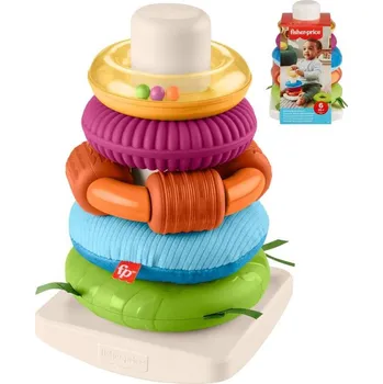Fisher Price Baby skládačka rock-a-stack věžička pro miminko